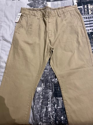 Pantalón Chino Chaps Caballero Talla 46 Beige