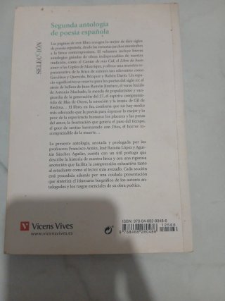 Segunda antología de poesía española selección