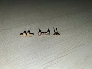 Pendientes Corazón y Lazo