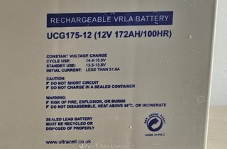 Regulador MPPT Epever y Batería Ultracell 12V 172A