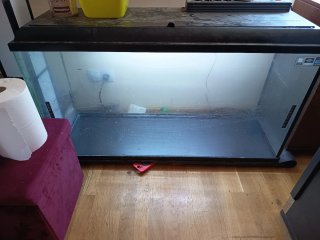 Acuario 300L Negro y Transparente