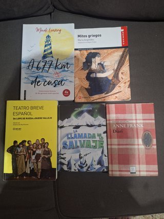 Libros de lectura de 1° ESO Ramar Sabadell