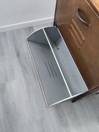 Zapatero industrial metal y madera