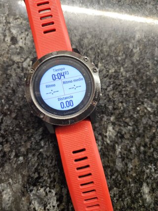 Garmin Fenix 5x Rojo