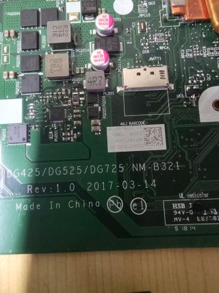 Placa base Lenovo DG475/DG575/DG723 NV-B321