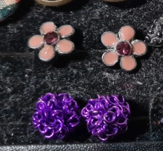 Lote Pendientes Fantasía Flores, animales, etc.