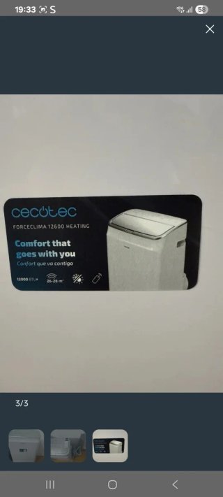 Cecotec Aire Acondicionado Blanco