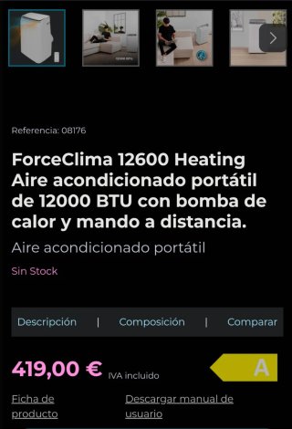 Cecotec Aire Acondicionado Blanco