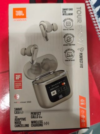 JBL TOUR PRO 2 Auriculares Inalámbricos Gris/Plata