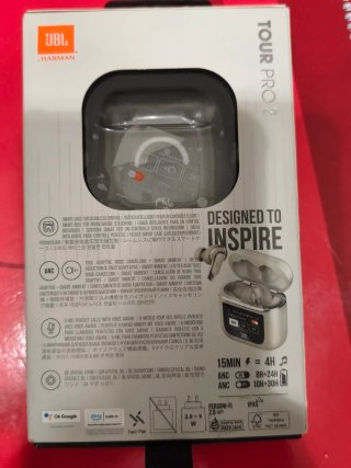 JBL TOUR PRO 2 Auriculares Inalámbricos Gris/Plata