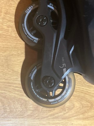Patines en línea negros para adulto
