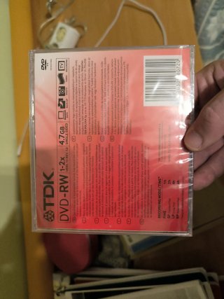 3 unidades DVD-RW TDK 4.7GB 1-2x Speed