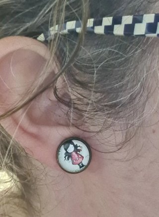 Pendientes con dibujos