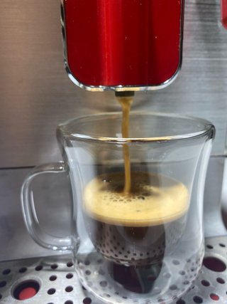 Cafetera Smeg Automática Roja