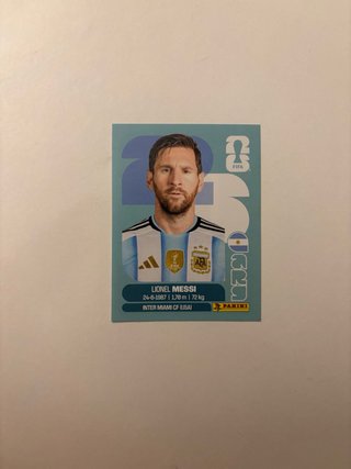 Cromo Lionel Messi Mundial 2026 FIFA