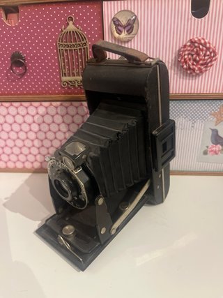 Vecchia Fotocamera Pieghevole Kodak