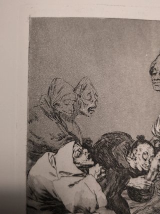 Grabado de Goya. Los caprichos, n°47