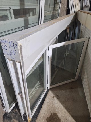 Ventana aluminio doble cristal 282x127