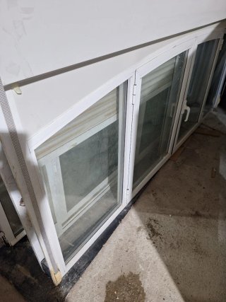 Ventana aluminio doble cristal 282x127