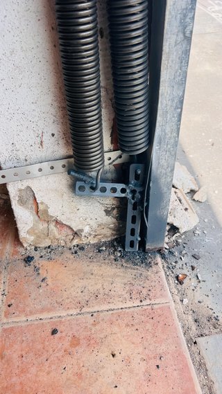 sustitución motor puerta corredera reparación