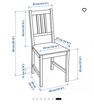 Silla IKEA PINNTORP + cojín JUSTINA como nueva