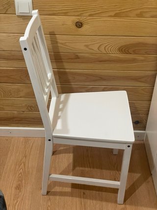 Silla IKEA PINNTORP + cojín JUSTINA como nueva