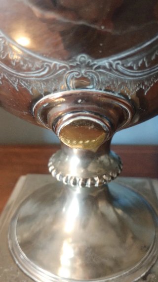 Vaso antico inglese in argento