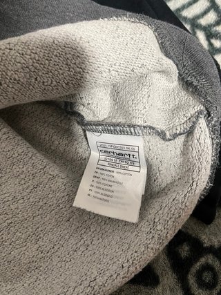 Sudadera Carhartt Gris y Negra