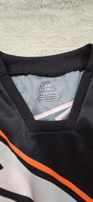 Conjunto Motocross Infantil Negro Naranja