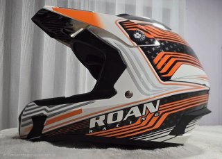 Conjunto Motocross Infantil Negro Naranja