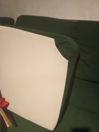 Sofá rinconera verde 234x234