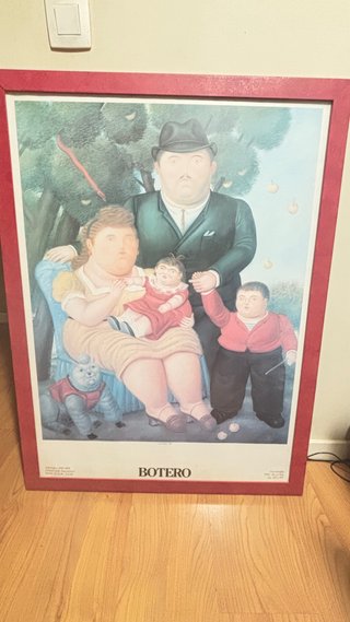 Cuadro Botero Una familia 1989