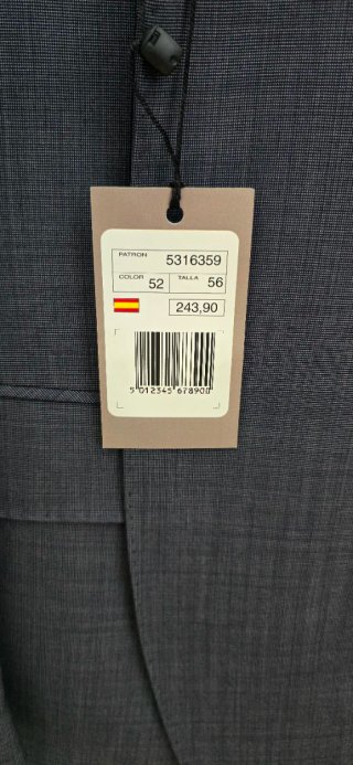 Traje azul Cortefiel