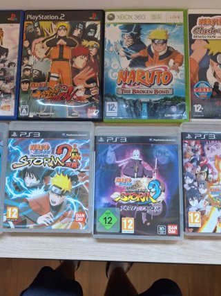 Collezione Videogiochi Naruto PS2, Xbox 360, Wii