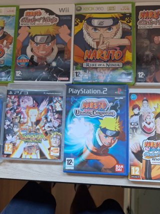 Collezione Videogiochi Naruto PS2, Xbox 360, Wii