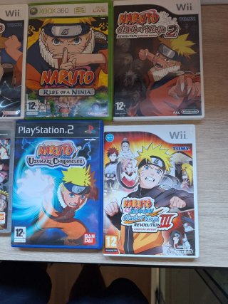 Collezione Videogiochi Naruto PS2, Xbox 360, Wii