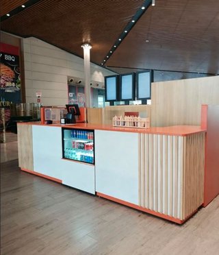 Mueble Stand Isla Centro comercial hot dog