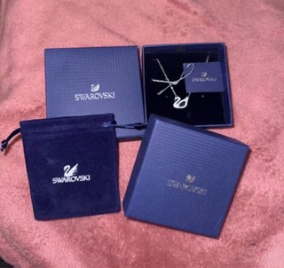 Collar Swarovski Cisne Plata