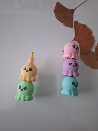 Rotuladores Infantiles Pulpo Kawaii