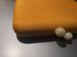 Bolso Clutch Masario Dorado Cadena Nuevo
