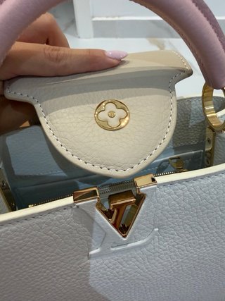 Bolso Piel Louis Vuitton Blanco y Rosa