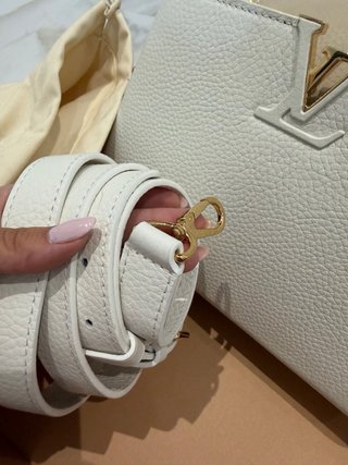 Bolso Piel Louis Vuitton Blanco y Rosa