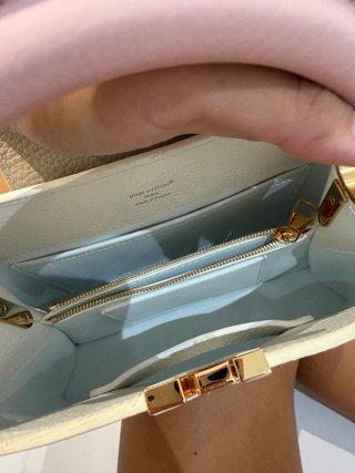 Bolso Piel Louis Vuitton Blanco y Rosa