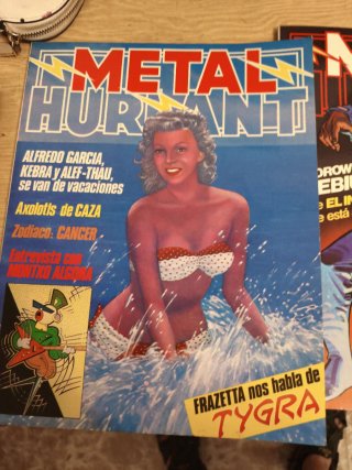 Lote 4 revistas Metal Hurlant Castellano