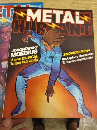 Lote 4 revistas Metal Hurlant Castellano