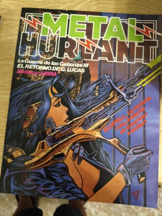 Lote 4 revistas Metal Hurlant Castellano