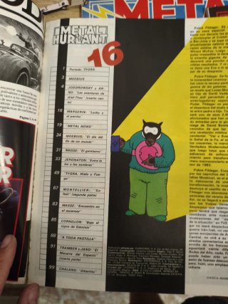 Lote 4 revistas Metal Hurlant Castellano
