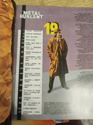 Lote 4 revistas Metal Hurlant Castellano