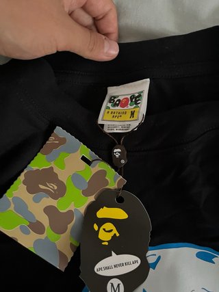 Camiseta BAPE Negra