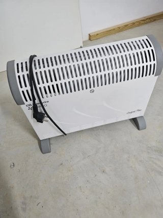 Calefactor eléctrico blanco